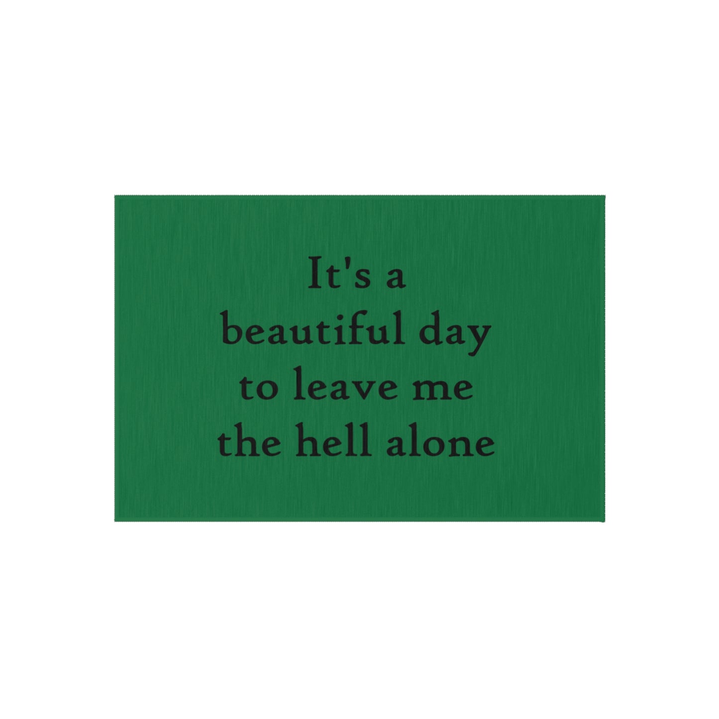 Beautiful Day...Outdoor Rug Green