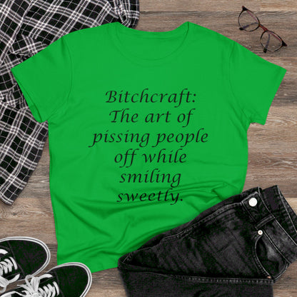 Bitchcraft-Women's Midweight Cotton Tee