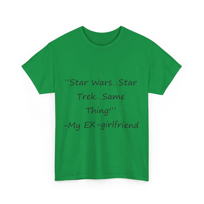 Star Wars...Star Trek- Unisex Heavy Cotton Tee