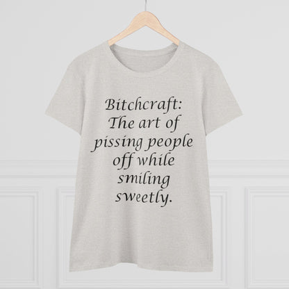 Bitchcraft-Women's Midweight Cotton Tee