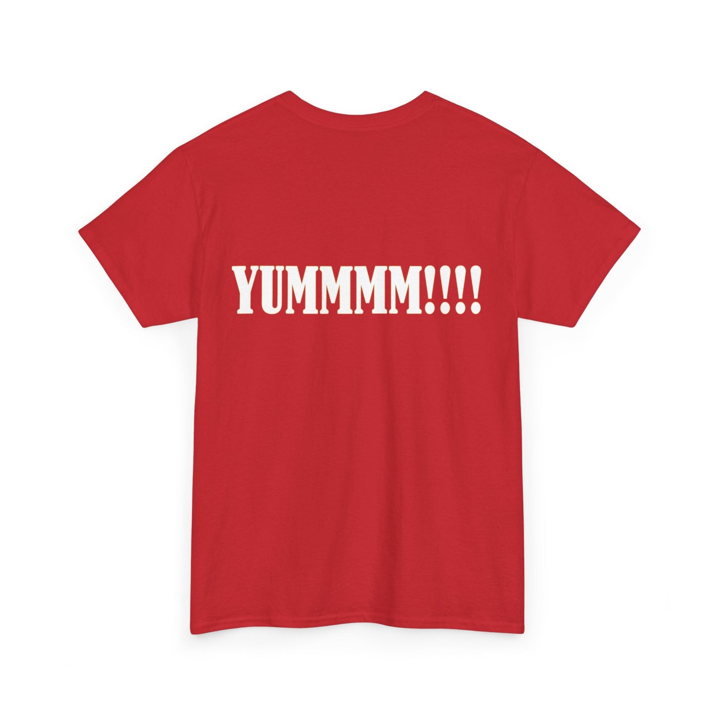 YUMMMM (White Font)- Unisex Heavy Cotton Tee