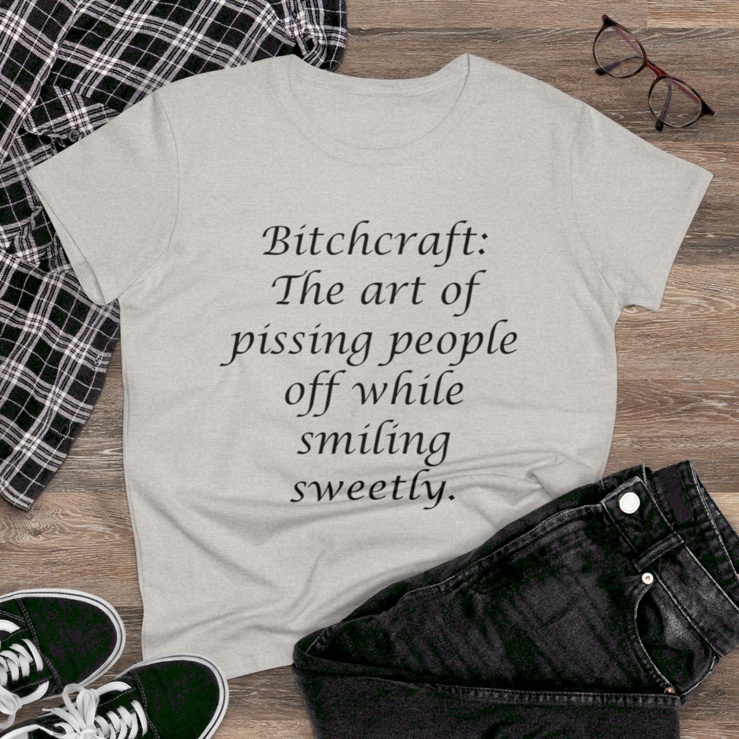 Bitchcraft-Women's Midweight Cotton Tee