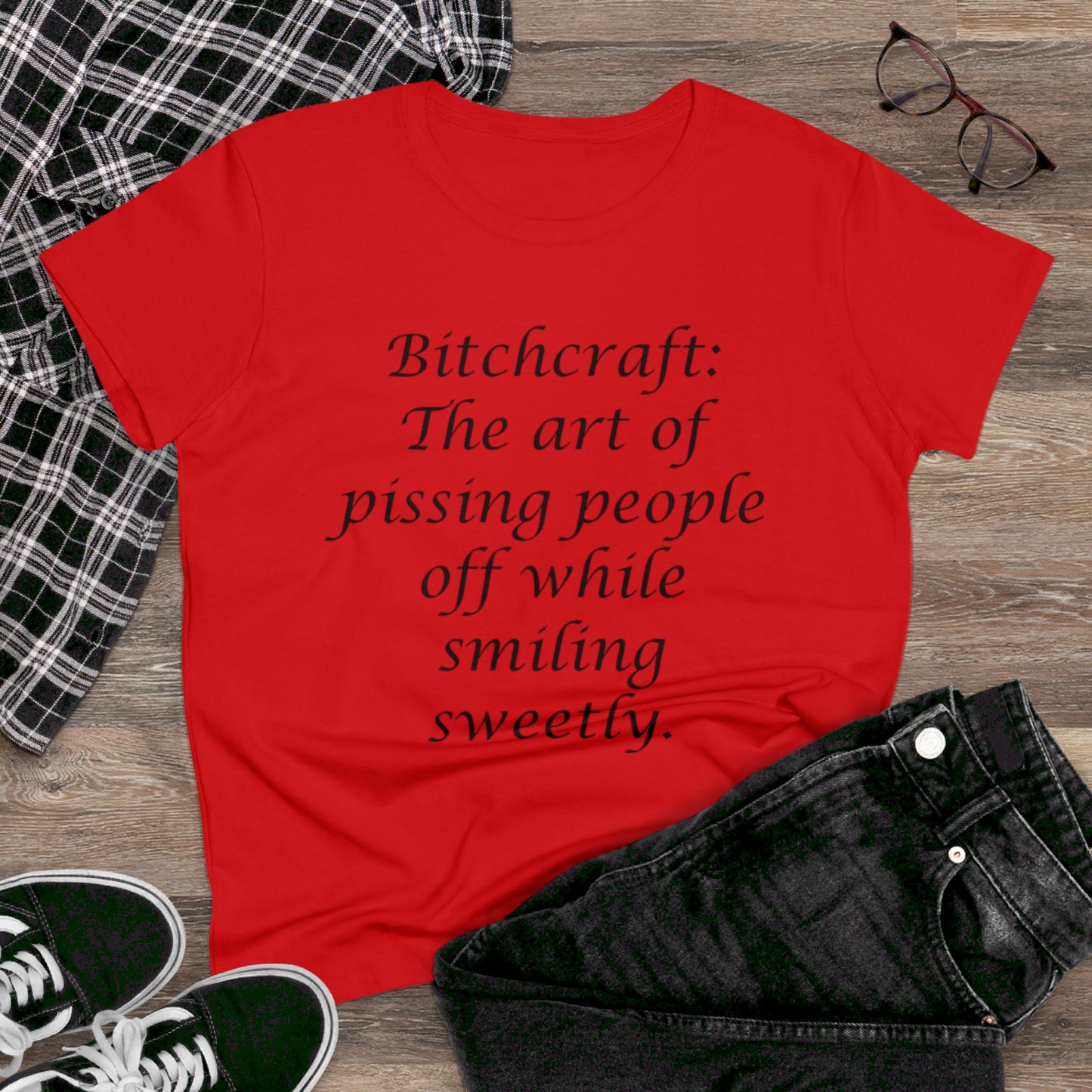 Bitchcraft-Women's Midweight Cotton Tee