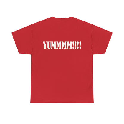 YUMMMM (White Font)- Unisex Heavy Cotton Tee