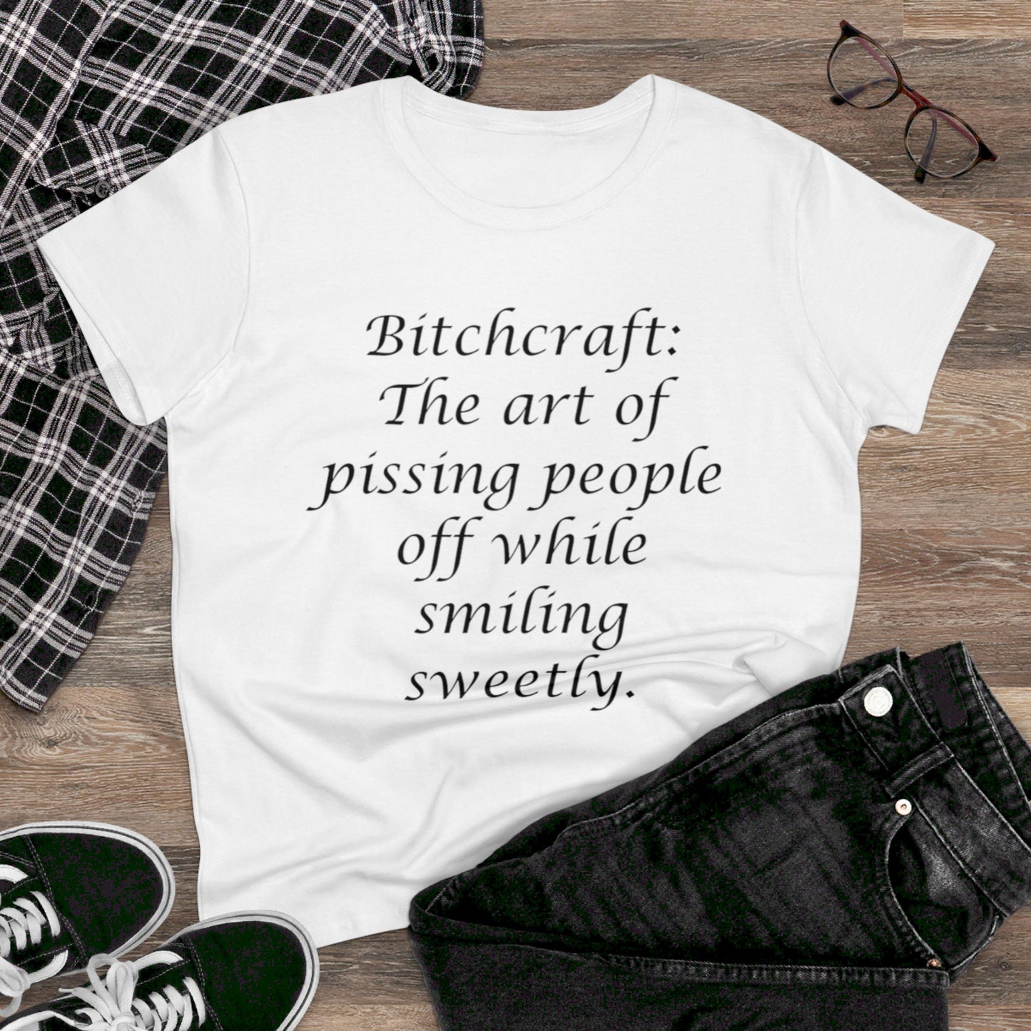 Bitchcraft-Women's Midweight Cotton Tee