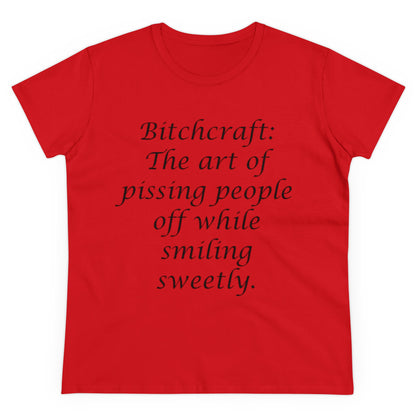 Bitchcraft-Women's Midweight Cotton Tee