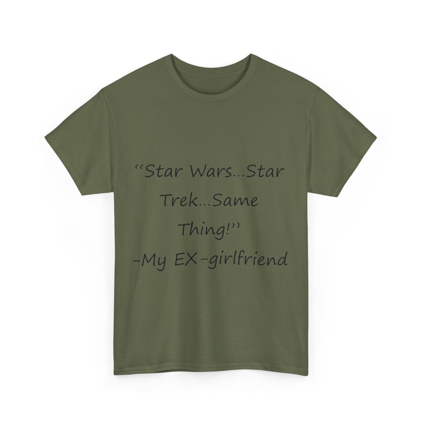 Star Wars...Star Trek- Unisex Heavy Cotton Tee