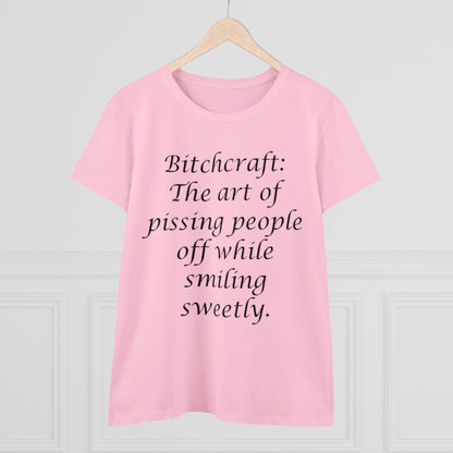 Bitchcraft-Women's Midweight Cotton Tee